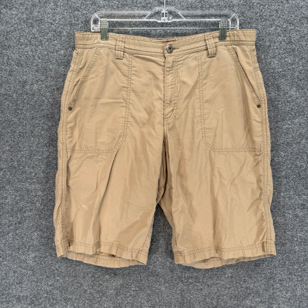 Eastern Mountain Sports Shorts Mens 36 Tan Utility Hiking Outdoor Trail EMS